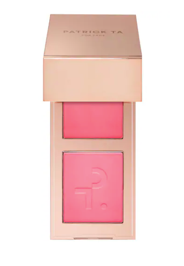 PATRICK TA - Mini Major Headlines Double-Take Crème & Powder Blush Duo *Preorder*