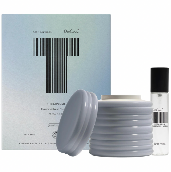 Soft Services x DedCool — Theraplush “Xtra Milk” Retinol Hand Repair Cream + Perfume Spray Gift Set *Preorder*
