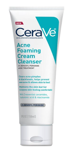 CeraVe - Acne Foaming Cream Cleanser with Benzoyl Peroxide *Preorder*