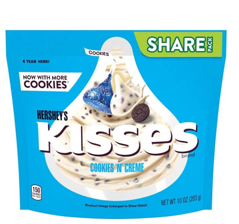 Hershey's Kisses - Cookies and Creme Share Pack