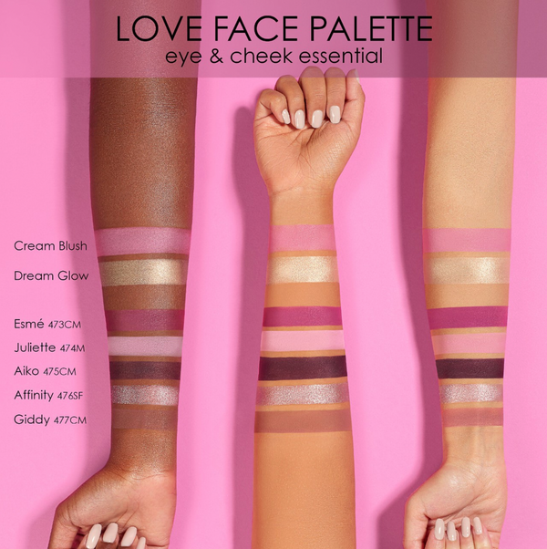 Natasha Denona Love Face Eyeshadow & Cheek Essential Palette *Preorder*