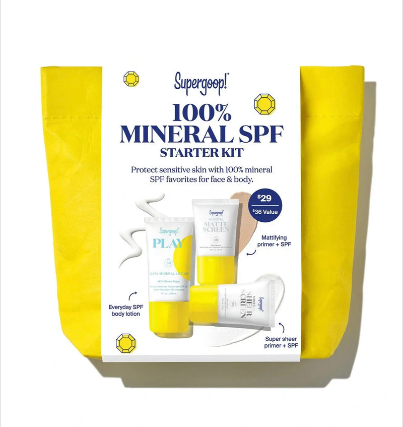 Supergoop! - 100% Mineral SPF Starter Kit *Preorder*